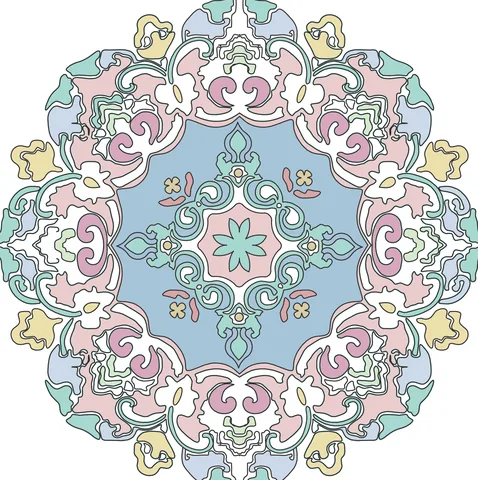 敦煌繁花纹样