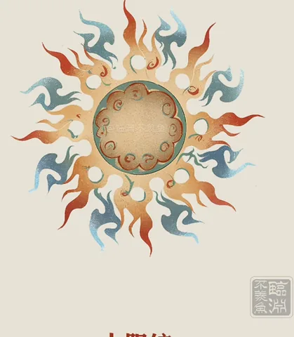 敦煌太阳纹