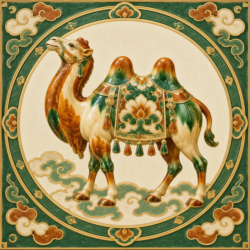 唐三彩骆驼纹 主题封面